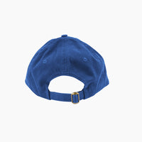 Back view of the Thinking Cap in Blue on a white background.