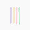 The PK Vivid Gel Pastel Pen Set of 4 on a white background. 