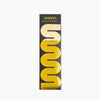 Brass Bookmark in Wave packaged on a white background. 