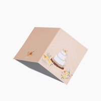 Congrats Wedding Cake Card