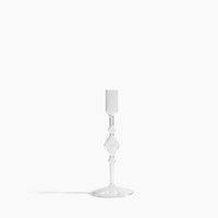 Glass Candlestick Holder